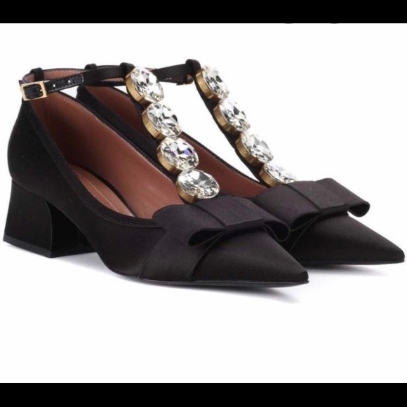 Marni Shoes - Beautiful Marni satin T-bar Mary Jane heels